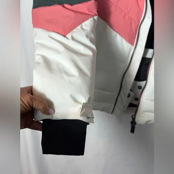 Killtec Women’s KSW 250 Ski Quilted Jacket in Green, Pink, & White Size 8, NWOT - Picture 13 of 16